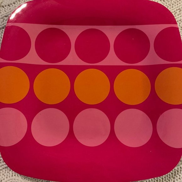 Pink Polka Dot Picnic Plates with Wine Tumbler - Picture 3 of 5